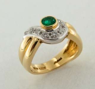 ring with diamonds and emerald price 1 490 the ring is accompanied by 