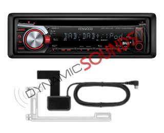 Kenwood KDC DAB4551U CD//WMA/AAC Car Stereo, DAB Tuner, Front USB 