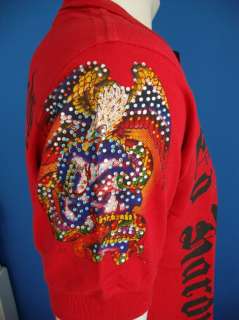   Polo Ed Hardy by Christian Audigier rouge taille XS
