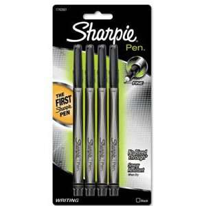  PEN,SHARPIE,4/PK,BK