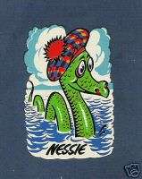 20 Loch Ness Monster, Cartoon Nessie, Decals Transfers  