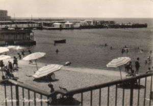 TOSCANA LIVORNO Bagni Nettuno 1955  