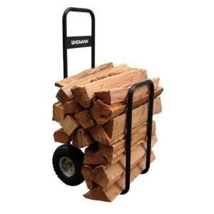    Quality Firewood Caddy w/ Cover Black By Landmann Electronics