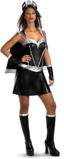 Storm Sexy Deluxe Adult Costume   Includes Dress with attached cape 