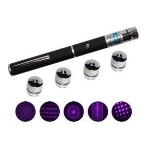  Bingsale® 5mW 5in1 Blue / Violet / Purple Laser Pointer 