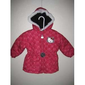 Hello Kitty Infants Girl Puffer Jacket; Size 2T, 3T OR 4T; Color 