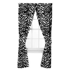  Zebra Animal Print Safari Panel Drapes