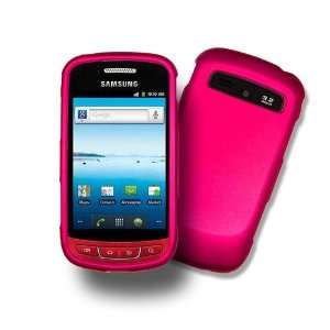  HOT PINK Samsung R720 Hard Case, Rubber Feel Snap on Cover (SCH 
