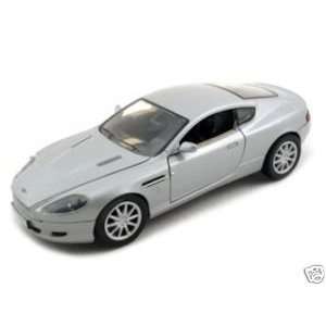  124 Scale Motor Max Aston Martin DB9 Silver Diecast Car 