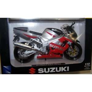  Newray 1/12 Scale Diecast Motorcycle Suzuki Gsx r75o in 