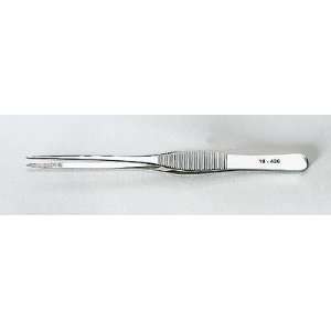 Erem 2ASASL Tweezer, Fine Tip, Flat/Round, Economy