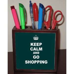 Rikki KnightTM Keep Calm and Go Shopping   Green Color 5 