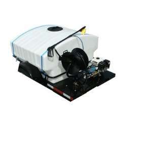   Water Gas Pick Up Mount Pressure Washer with 300 Gallon Water Tank