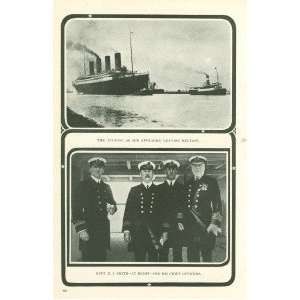  1912 White Star Liner Titanic Captain E J Smith 