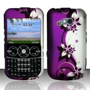  PURPLE VINES Hard Rubber Feel Plastic Design Case for LG 