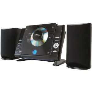  COBY CXCD380BLK MICRO CD PLAYER STEREO SYSTEM WITH PLL AM 