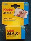 Kodak MAX versatility 24 exp film 35 mm 400 NEW