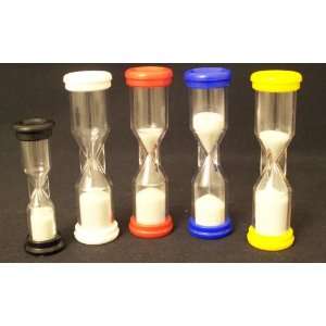   Sand Timers   30 Second, 1 Minute, 90 Second, 2 Minute, and 3 Minute