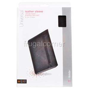   LG G Slate Android Tablet Premium Genuine Blk Leather Case  