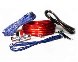   Audio AMPKIT4 2400 Watt 4 Gauge Car Amp Wiring Kit 784620026403  