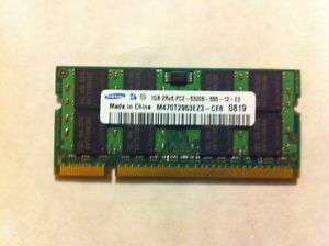 1GB DDR2 PC2 5300 667 MHZ 200 pin Laptop Ram Memory  