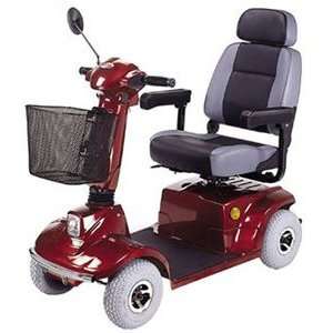  Mid Range Four Wheel Scooter, Burgundy Health & Personal 