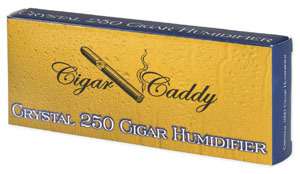 Cigar Caddy Large F 250 Deluxe Foam Humidor Humidifier Rectangular 