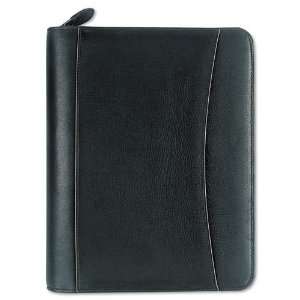   Nappa Leather Ring Bound Organizer with Zipper, 4 1/4 x 6 