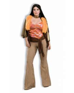 70s Hippie Outfit 60s Cher Halloween Costume PLUS SIZE Clothing