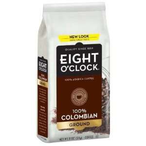 Eight OClock Coffee 100% Colombian Ground, 11 oz Bags, 4 ct (Quantity 