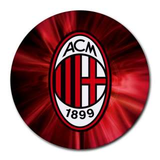 New AC MILAN LOGO SERIE A Large Round Mousepad Mat #01  