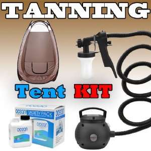   Lite Sunless Spray Tanning KIT Tent Machine Airbrush Tan Maximist BRWN