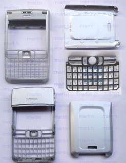 NEW Metal Silver Full Cover Housing Case For Nokia E61+Keypad+tool