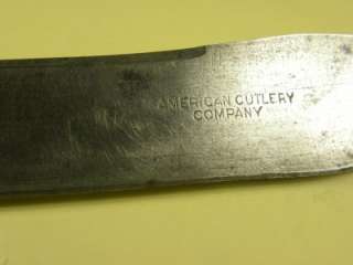 VINTAGE AMERICAN CUTLERY COMPANY KITCHEN CHIEFS KNIFE  