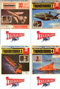 GERRY ANDERSON THUNDERBIRDS SET OF 8 DVD POSTCARDS ITC  