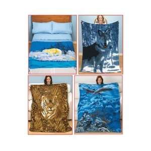  Animal Fleece Blankets   Tiger