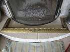antique fireplace brass covered fender guard 1800s vintage hearth 