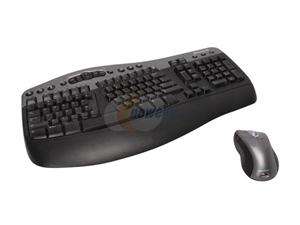   Keys RF Wireless Ergonomic Optical Desktop Pro Keyboard and Mouse