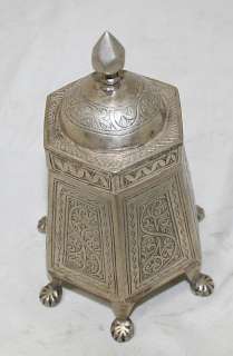 Antique Silver Judaica Havdala Besamim Box 19th Century  