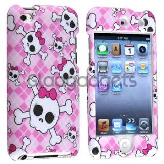 new generic snap on case for apple ipod touch 4th gen cute skull 