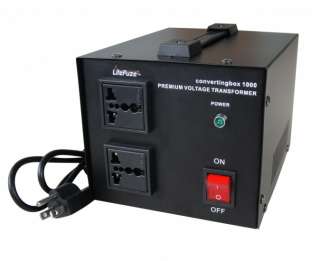 LiteFuze Convertingbox 1000 Watts Premium Step Up/Down Voltage 