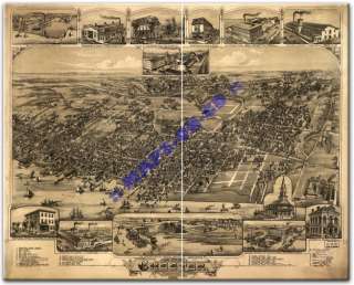 1885 CHESTER PENNSYLVANIA Delaware County PA MAP CD  