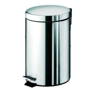  Gedy by Nameeks 2709 13 Argenta Round Waste Bin with Pedal 