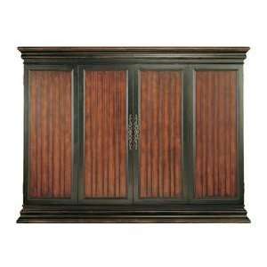   Carved Entertainment TV Armoires Cabinet in Cherry