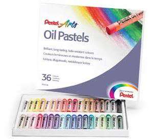 Pentel Oil Pastels apply smoothly and blend easily. They offer the 