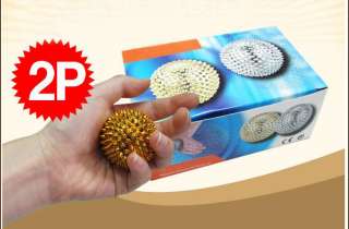 2PCS Oriental Hand Acupuncture Balls Needle Massage  