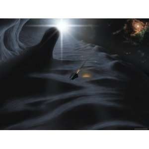 Artists Rendition of a Scene from Deep Space Premium Poster Print by 