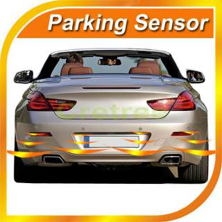 Parking Sensors LED Car Reverse Backup Radar Kit Big Moon