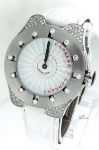   Carrera y Carrera Avalon Diamond Steel 36mm Watch + B&P Retail $6230