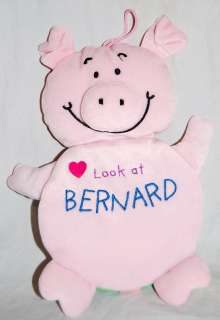 Look at Bernard Pig Plush Baby Storybook Toy  